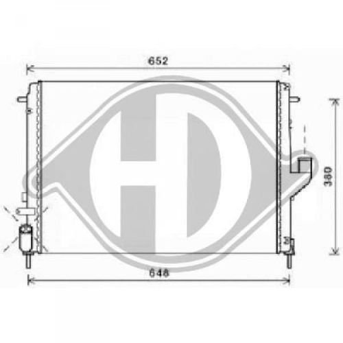 DIEDERICHS Radiator, engine cooling DIEDERICHS Climate