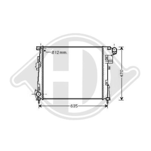 DIEDERICHS Radiator, engine cooling DIEDERICHS Climate