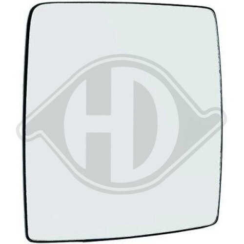 DIEDERICHS Vidro de espelho, espelho retrovisor exterior