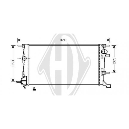 DIEDERICHS Radiator, engine cooling DIEDERICHS Climate