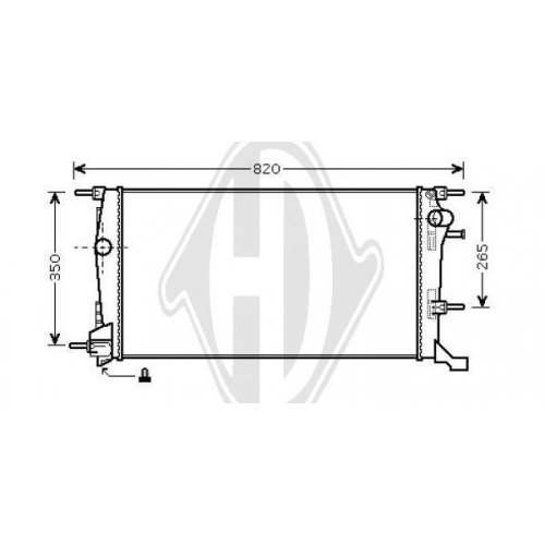 DIEDERICHS Радиатор, охлаждение двигателя DIEDERICHS Climate