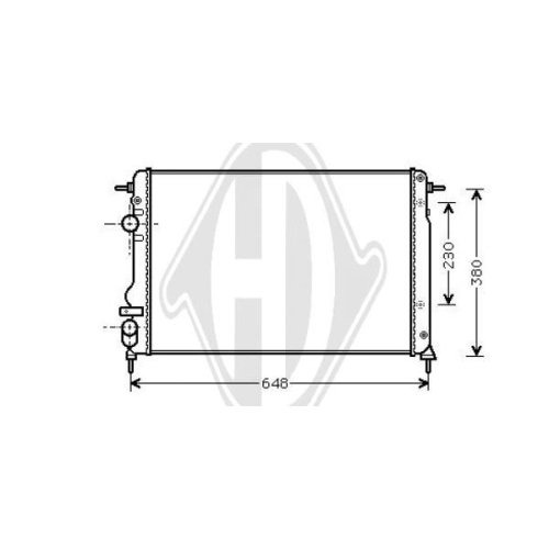 DIEDERICHS Radiator, engine cooling DIEDERICHS Climate