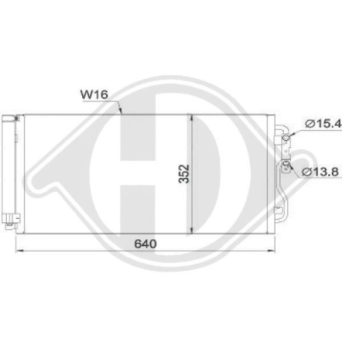 DIEDERICHS Condensor, airconditioning DIEDERICHS Climate