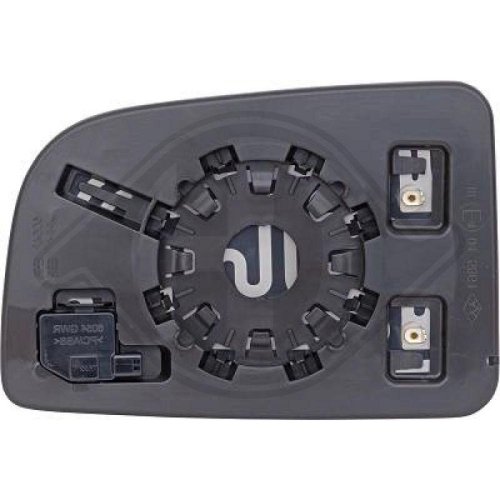 DIEDERICHS Vidro de espelho, espelho retrovisor exterior
