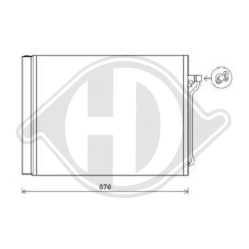 DIEDERICHS Condensor, airconditioning DIEDERICHS Climate