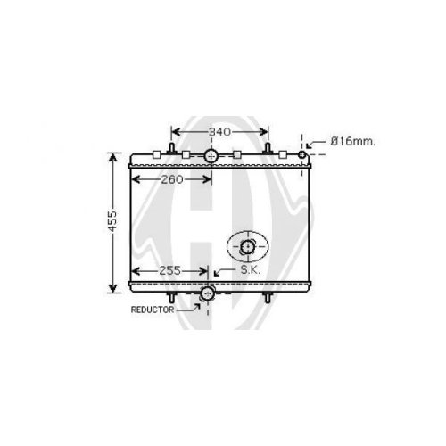 DIEDERICHS Radiateur, refroidissement du moteur DIEDERICHS Climate