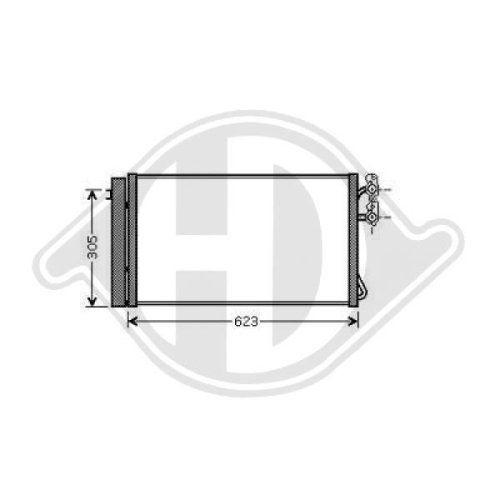 DIEDERICHS Condensor, airconditioning DIEDERICHS Climate