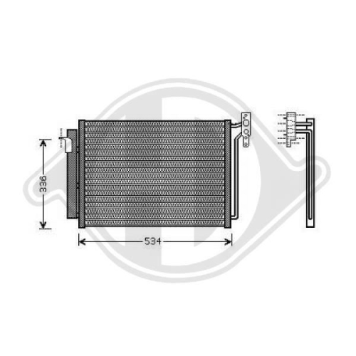 DIEDERICHS Condenser, air conditioning DIEDERICHS Climate