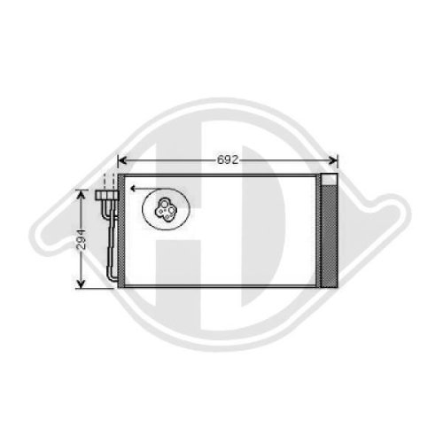 DIEDERICHS Condensor, airconditioning DIEDERICHS Climate