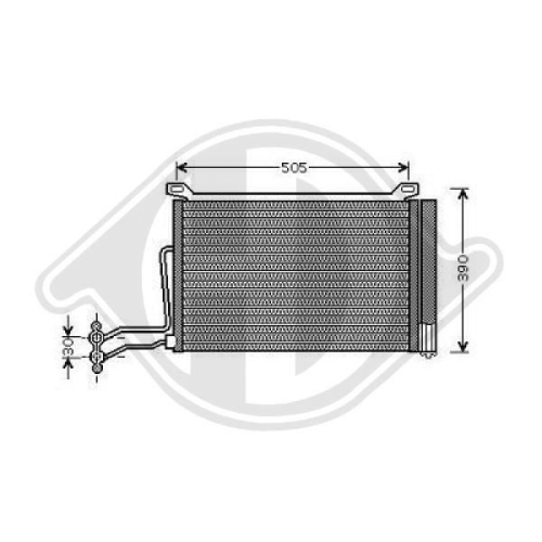 DIEDERICHS Condenser, air conditioning DIEDERICHS Climate