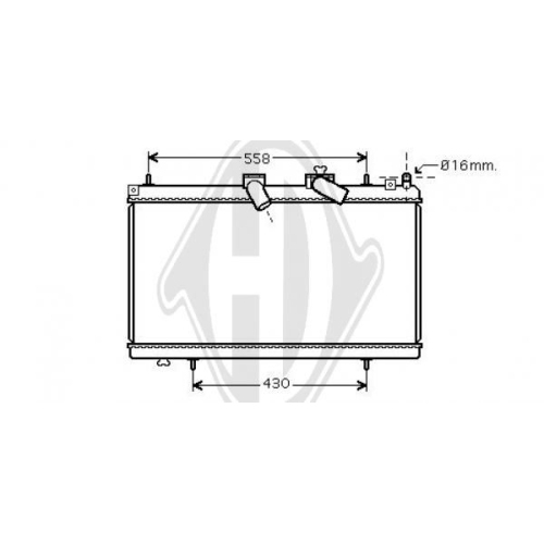 DIEDERICHS Radiator, engine cooling DIEDERICHS Climate