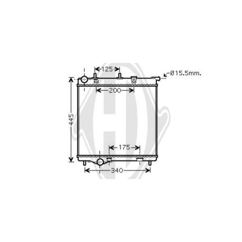 DIEDERICHS Radiator, engine cooling DIEDERICHS Climate