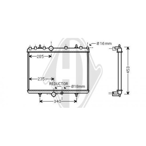 DIEDERICHS Radiator, engine cooling DIEDERICHS Climate
