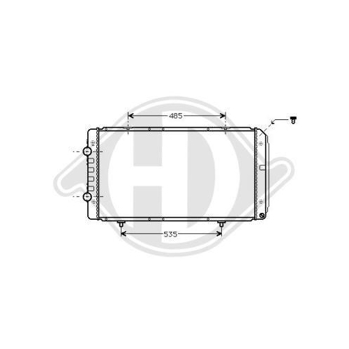 DIEDERICHS Radiador, refrigeración del motor DIEDERICHS Climate
