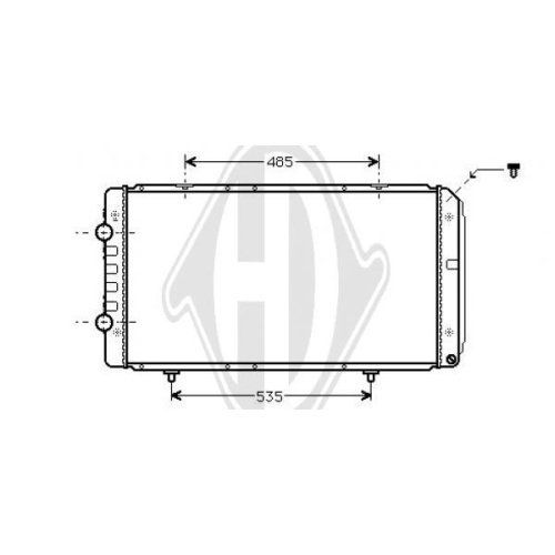 DIEDERICHS Radiator, engine cooling DIEDERICHS Climate
