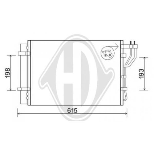 DIEDERICHS Condensor, airconditioning DIEDERICHS Climate