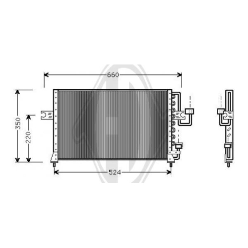 DIEDERICHS Condenser, air conditioning DIEDERICHS Climate