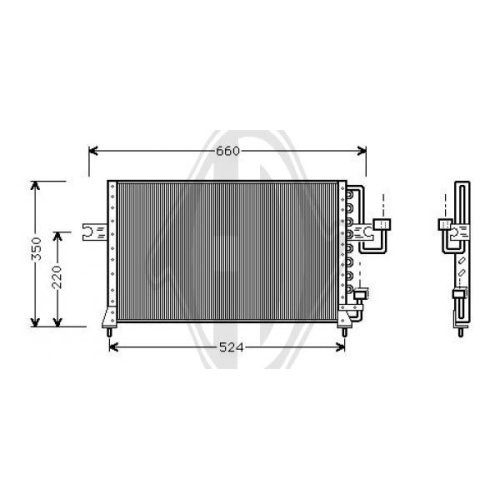 DIEDERICHS Condenser, air conditioning DIEDERICHS Climate