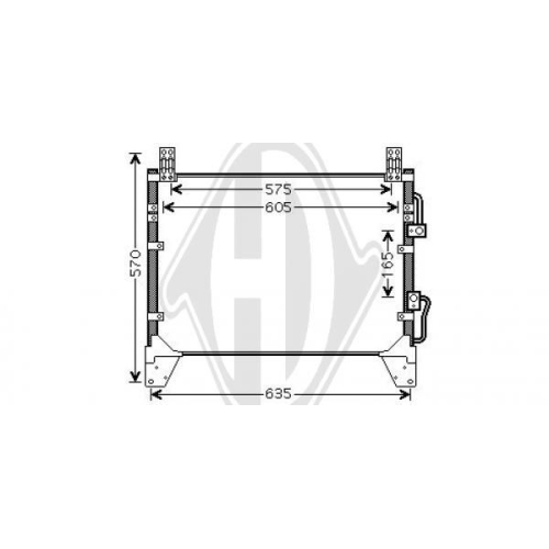 DIEDERICHS Condensor, airconditioning DIEDERICHS Climate