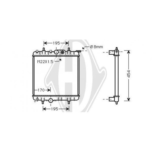 DIEDERICHS Radiator, engine cooling DIEDERICHS Climate