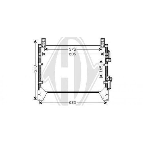 DIEDERICHS Condensor, airconditioning DIEDERICHS Climate