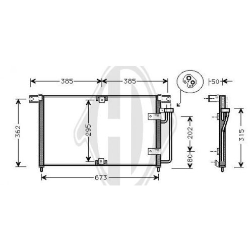 DIEDERICHS Condensor, airconditioning DIEDERICHS Climate