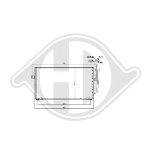 DIEDERICHS Condensor, airconditioning DIEDERICHS Climate