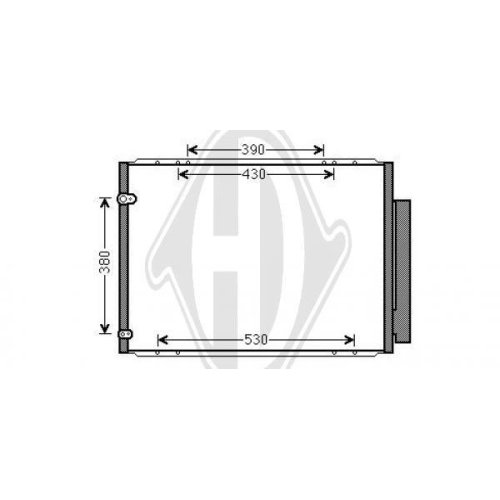DIEDERICHS Condenseur, climatisation DIEDERICHS Climate