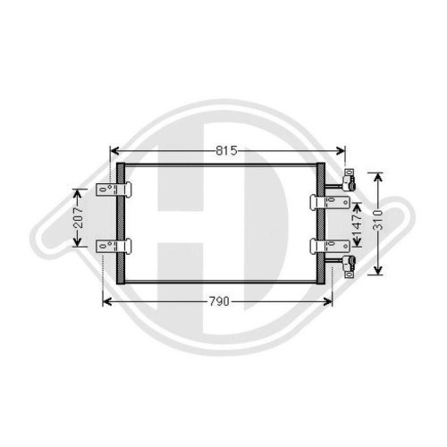DIEDERICHS Condensor, airconditioning DIEDERICHS Climate