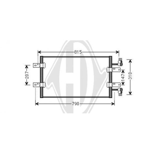 DIEDERICHS Condensor, airconditioning DIEDERICHS Climate