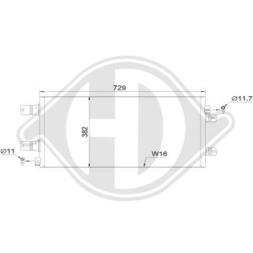 DIEDERICHS Condenser, air conditioning DIEDERICHS Climate