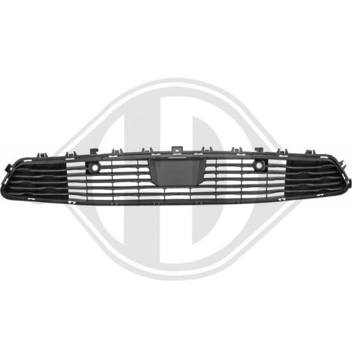 DIEDERICHS Rejilla de ventilaci&oacute;n, parachoques