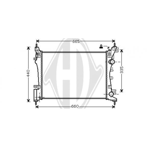 DIEDERICHS Radiator, engine cooling DIEDERICHS Climate
