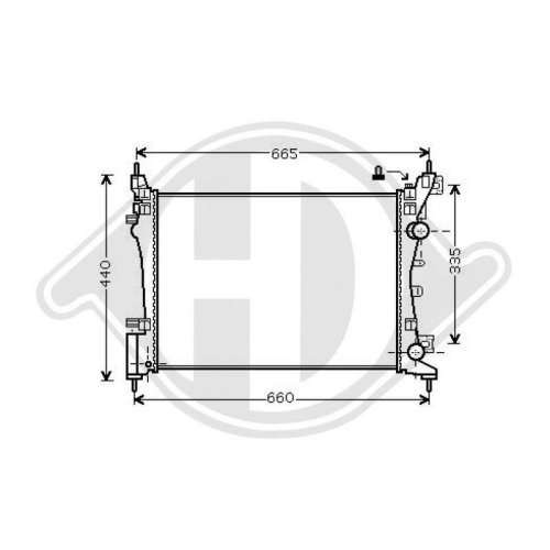 DIEDERICHS Radiador, refrigeración del motor DIEDERICHS Climate DIEDERICHS Radiador, refrigeración del motor DIEDERICHS Climate