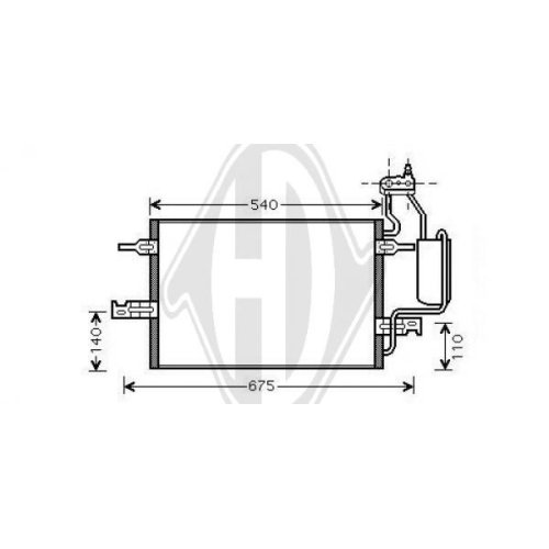 DIEDERICHS Condensor, airconditioning DIEDERICHS Climate