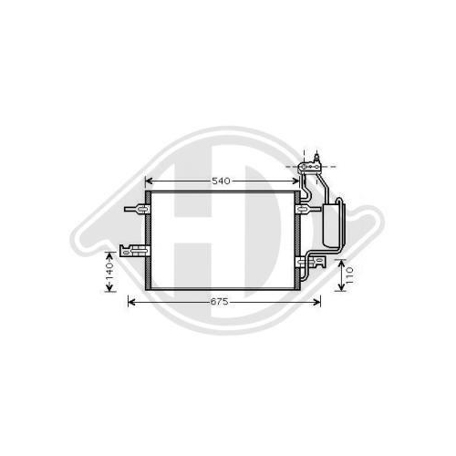 DIEDERICHS Condensor, airconditioning DIEDERICHS Climate