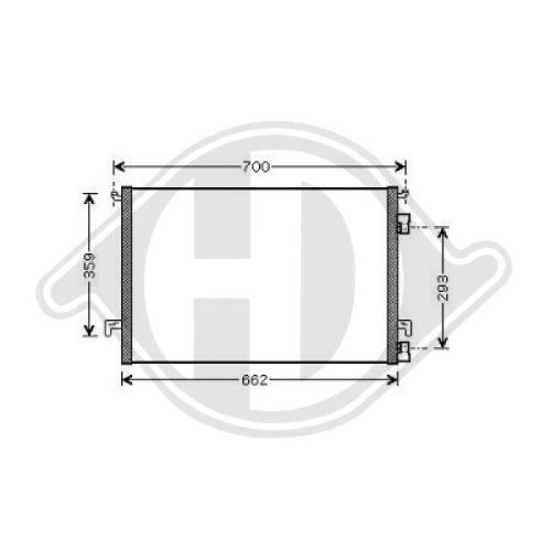 DIEDERICHS Condenser, air conditioning DIEDERICHS Climate