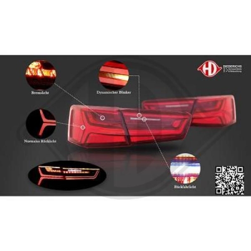 DIEDERICHS Zestaw lampy tylnej HD Tuning