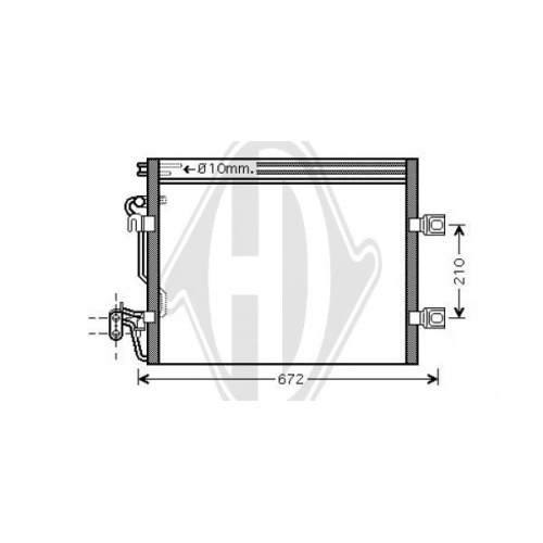 DIEDERICHS Condensor, airconditioning DIEDERICHS Climate