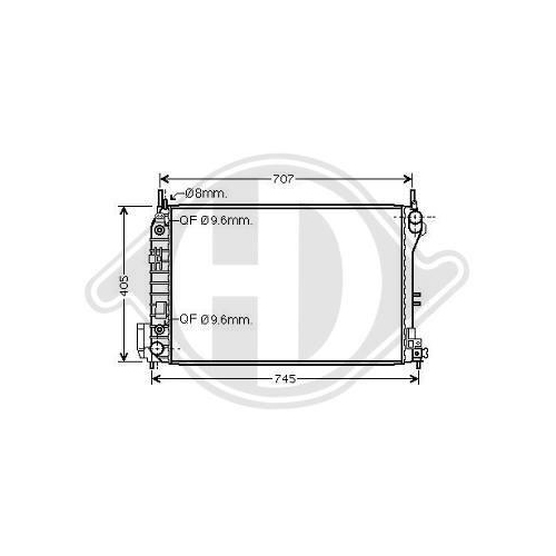 DIEDERICHS Radiador, arrefecimento do motor DIEDERICHS Climate