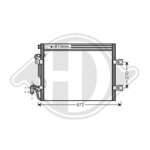 DIEDERICHS Condensor, airconditioning DIEDERICHS Climate
