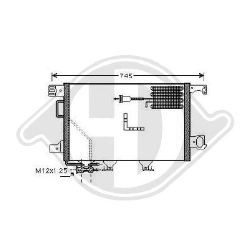 DIEDERICHS Condensador, aire acondicionado DIEDERICHS Climate