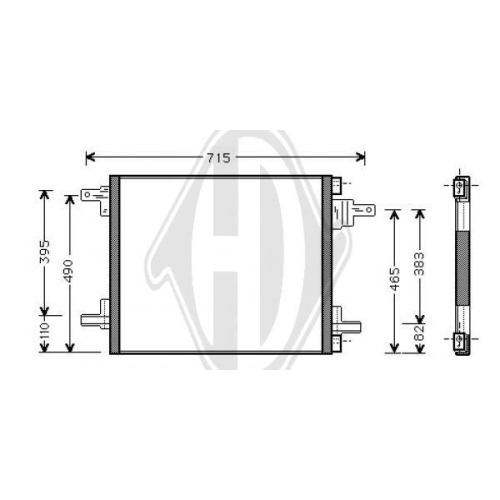 DIEDERICHS Condensor, airconditioning DIEDERICHS Climate