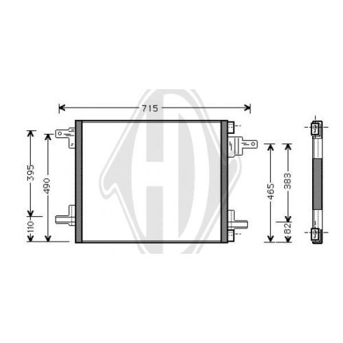 DIEDERICHS Condensor, airconditioning DIEDERICHS Climate