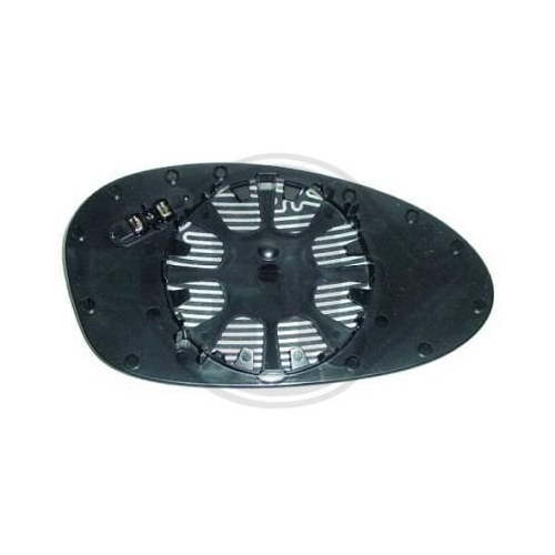 DIEDERICHS Vidro de espelho, espelho retrovisor exterior