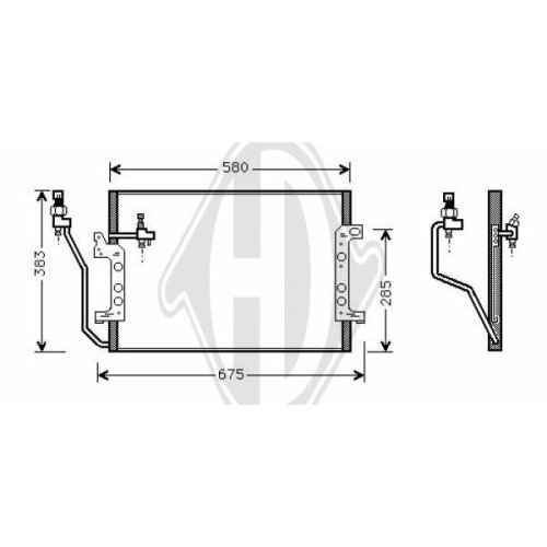 DIEDERICHS Kondensator, Klimaanlage DIEDERICHS Climate