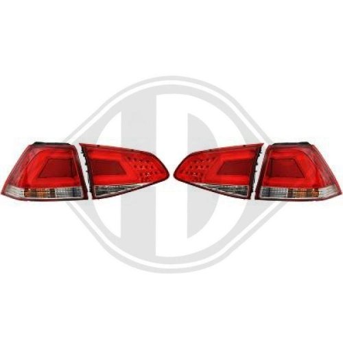 DIEDERICHS Jogo de farolins traseiros HD Tuning