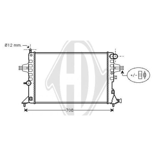 DIEDERICHS Radiador, refrigeración del motor DIEDERICHS Climate