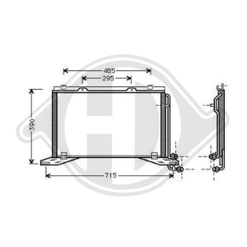 DIEDERICHS Condenser, air conditioning DIEDERICHS Climate