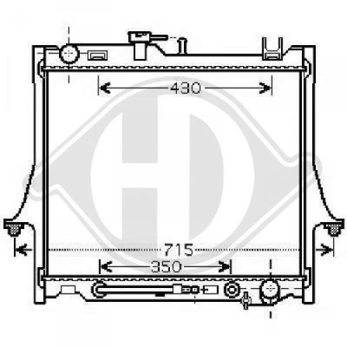 DIEDERICHS Radiator, engine cooling DIEDERICHS Climate